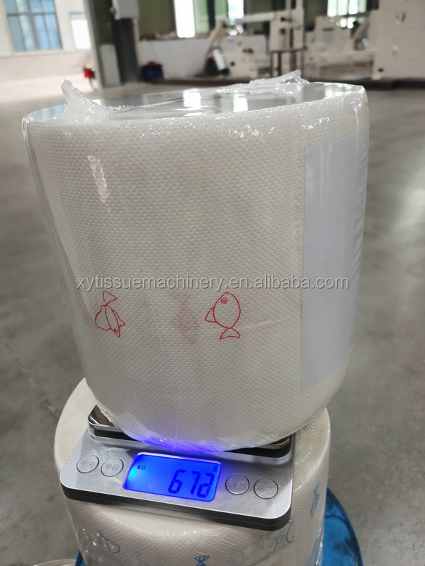 دستگاه تولید رول دستمال توالت کوچک با لمینیت و چسب، دستگاه بازپیچ دستمال آشپزخانه 15